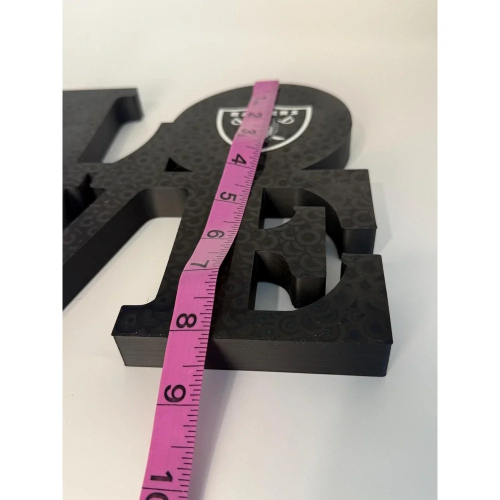 NFL Team LOVE Sign 3D Printed Football‎ Fan Decor  Custom Team Colors
